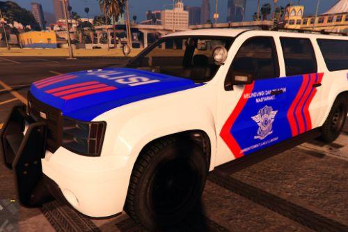 Mobil Polisi Indonesia (Indonesian Police Vehicle) - Declasse Granger Park Ranger + Sheriff SUV